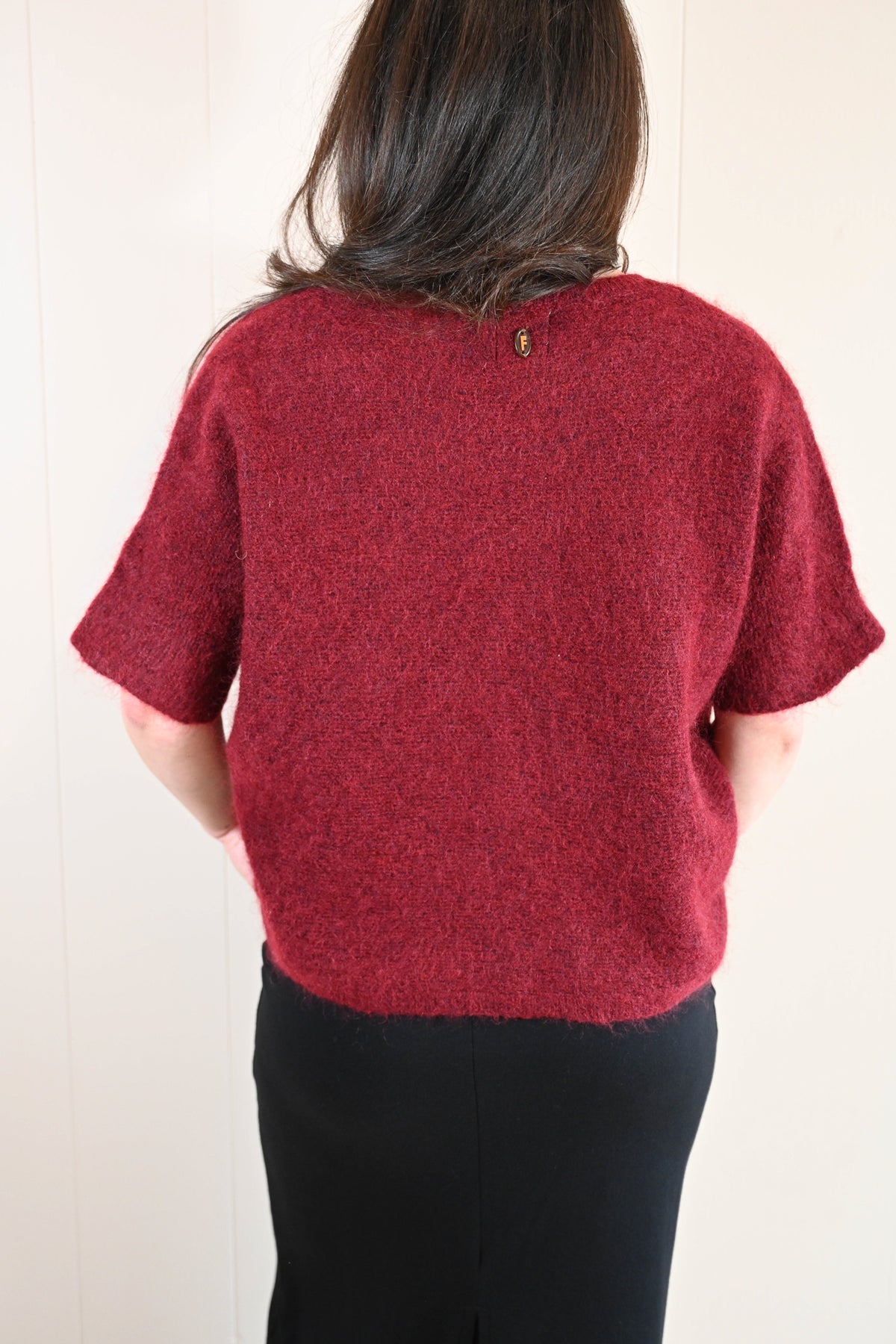 Evergreen Road Short Sleeve Sweater