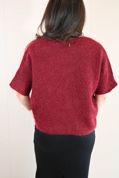 Evergreen Road Short Sleeve Sweater