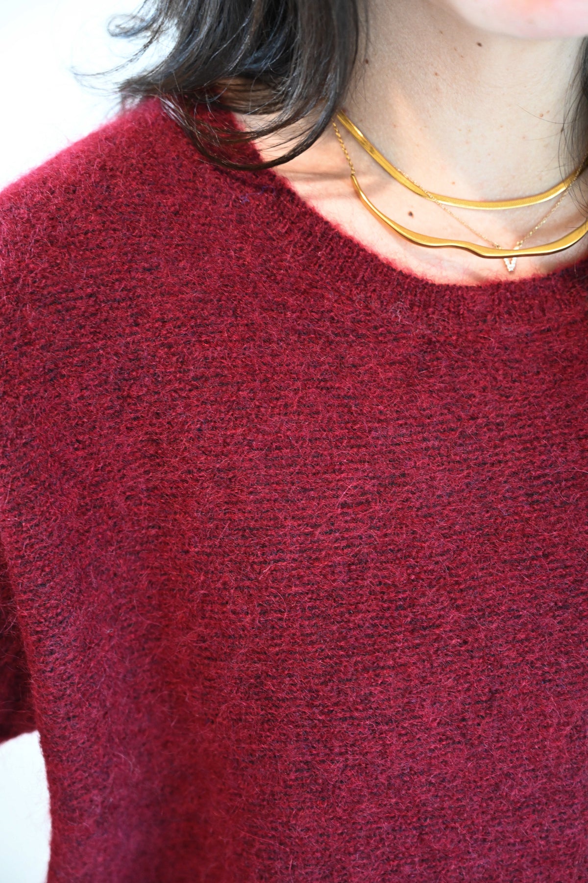 Evergreen Road Short Sleeve Sweater