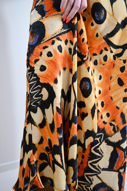 Monarch Lane Butterfly Midi Skirt