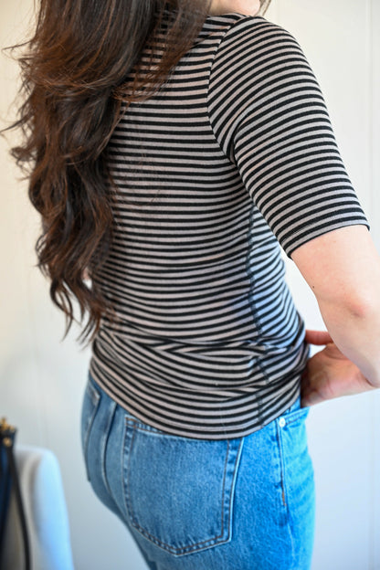Moss Street Striped Tee