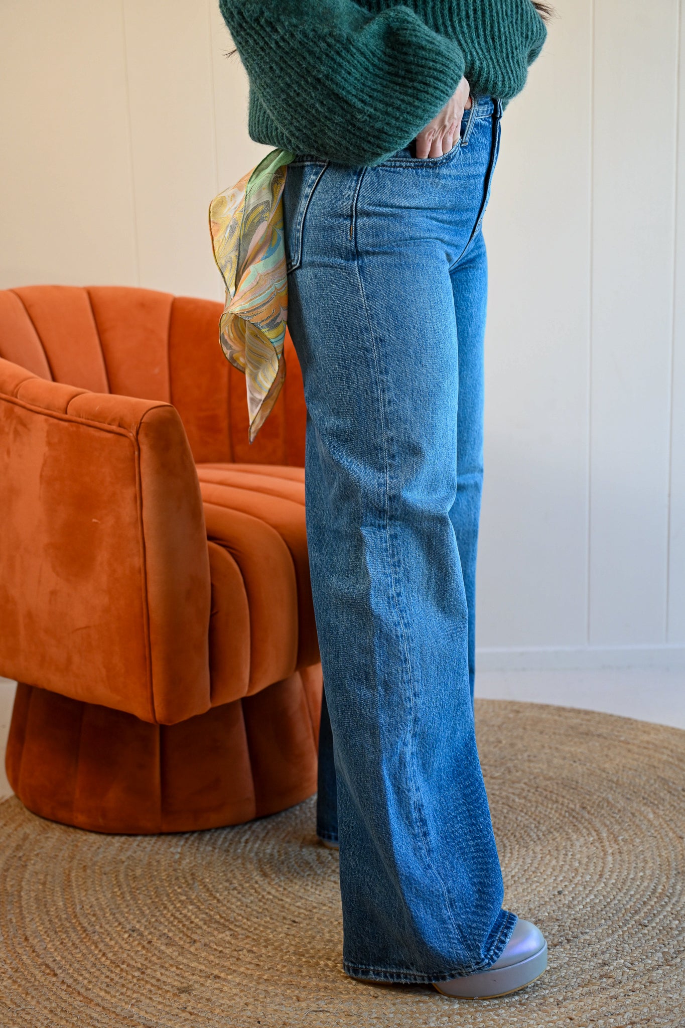 Fountain Avenue High Rise Wide Jeans
