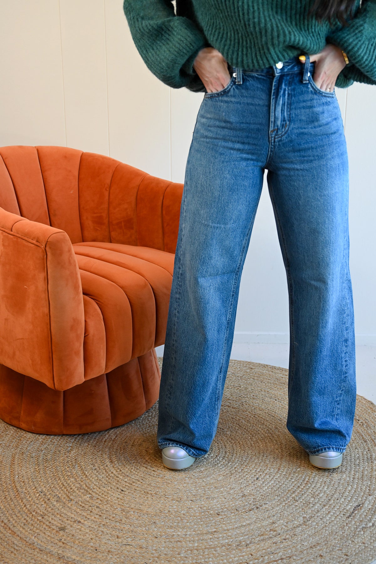 Fountain Avenue High Rise Wide Jeans