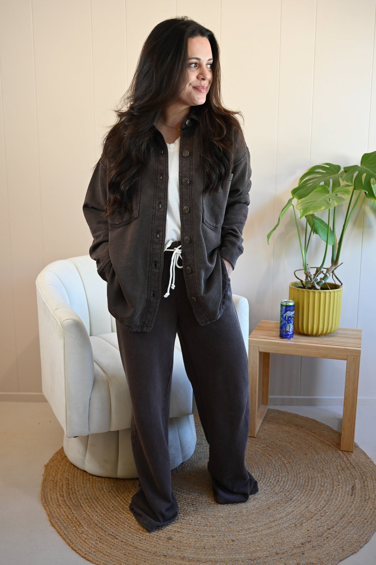 Beacon Knit Jacket - Dark Chocolate