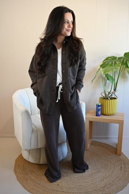 Benito Knit Pant - Dark Chocolate