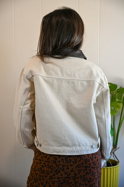 Melrose Street Cropped Chore Jacket