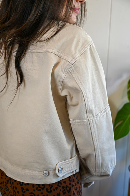 Melrose Street Cropped Chore Jacket
