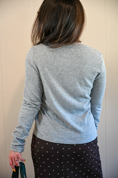Del Monte Blvd Long Sleeve Tee Fog