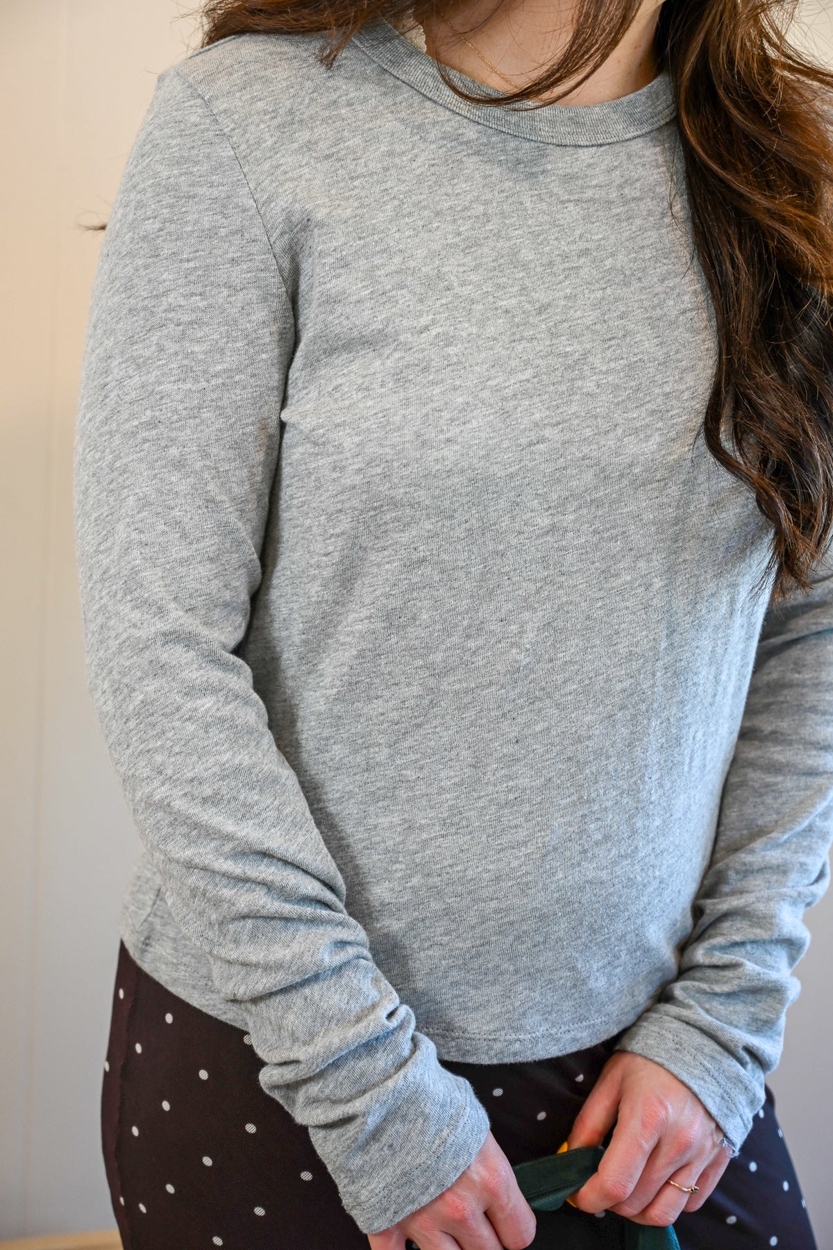 Del Monte Blvd Long Sleeve Tee Fog