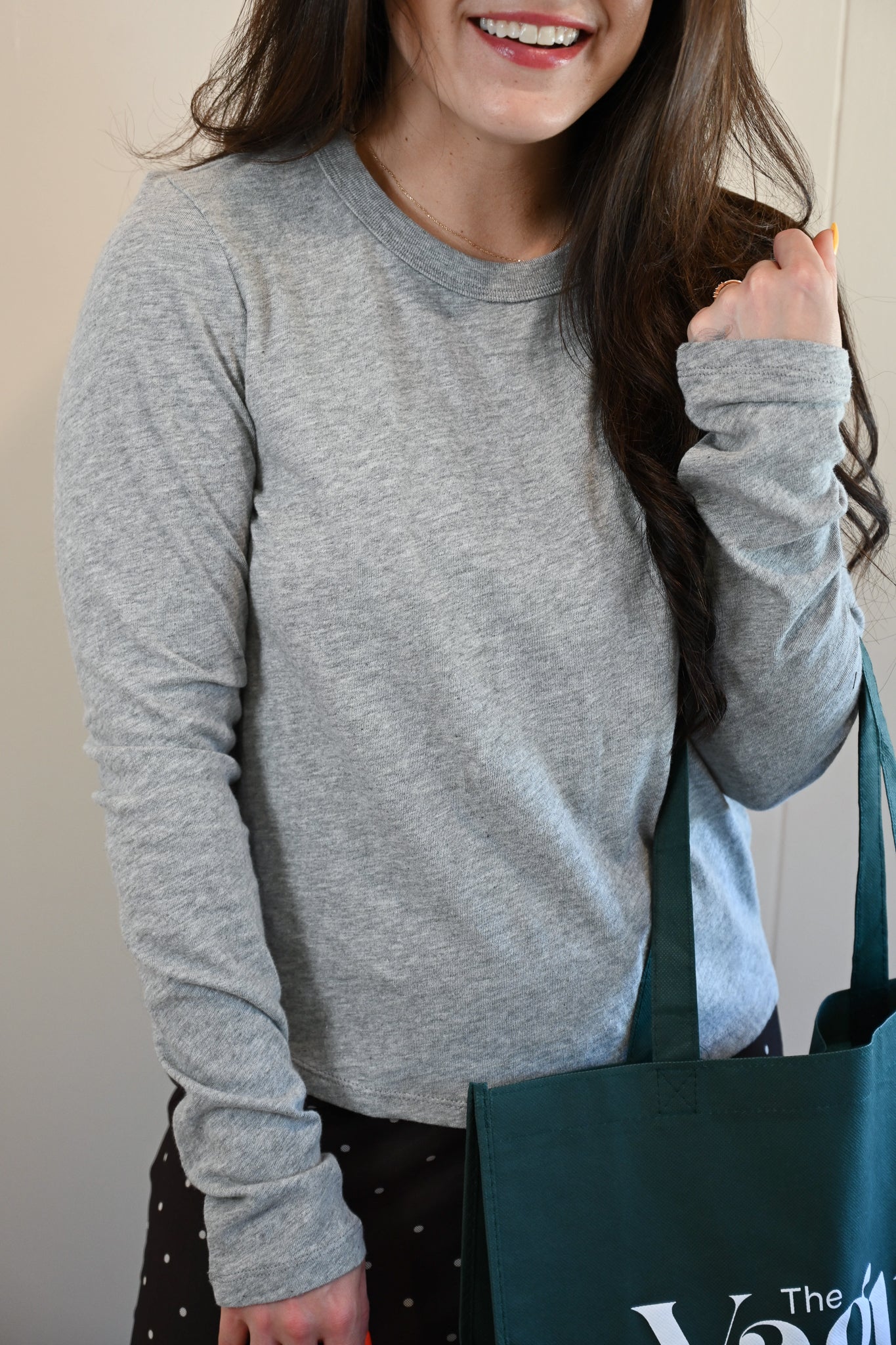 Del Monte Blvd Long Sleeve Tee Fog