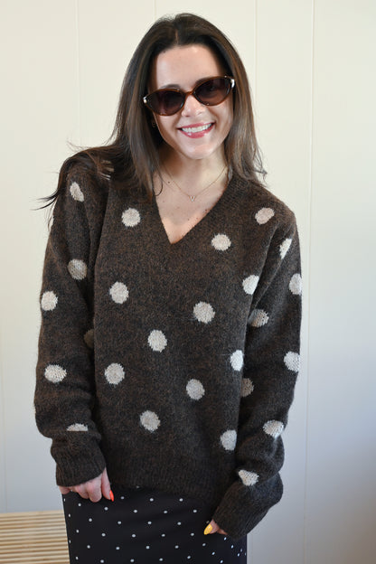 Carmel Avenue Polka Dot Sweater