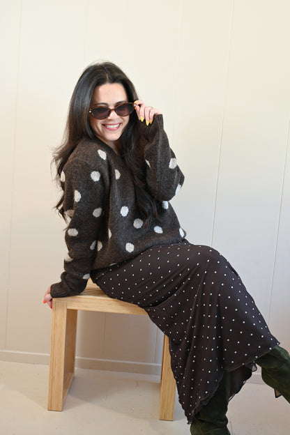 Carmel Avenue Polka Dot Sweater