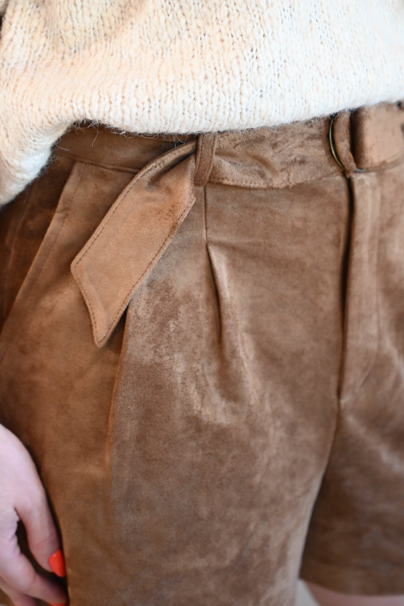 Moreland Avenue Suede Shorts