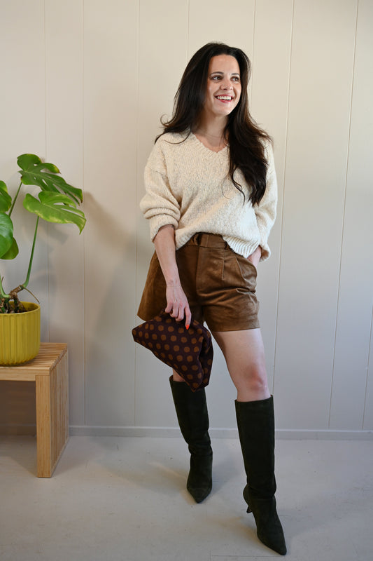 Moreland Avenue Suede Shorts
