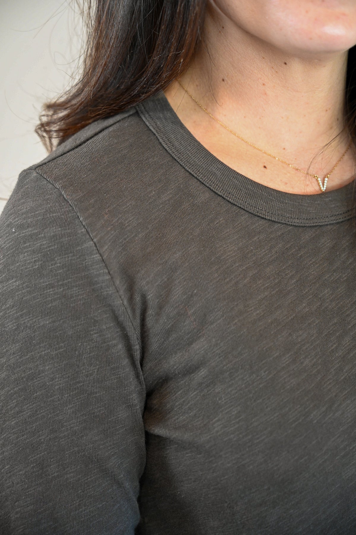 Del Monte Blvd Long Sleeve Tee Cocoa Bluff