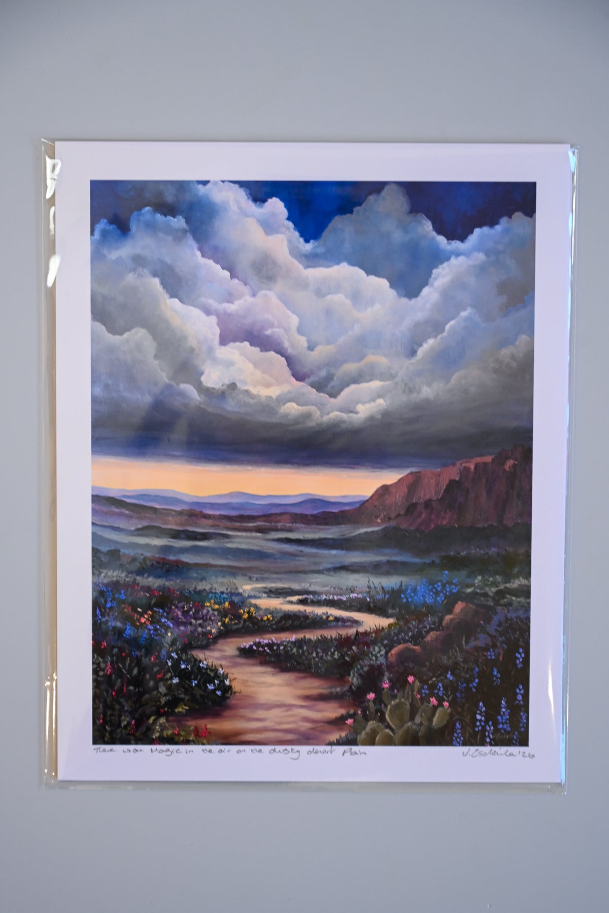Desert Print Print by Julia Esdaile