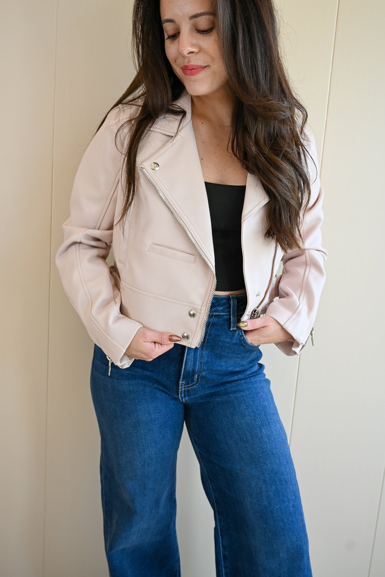 Melrose Vegan Leather Jacket