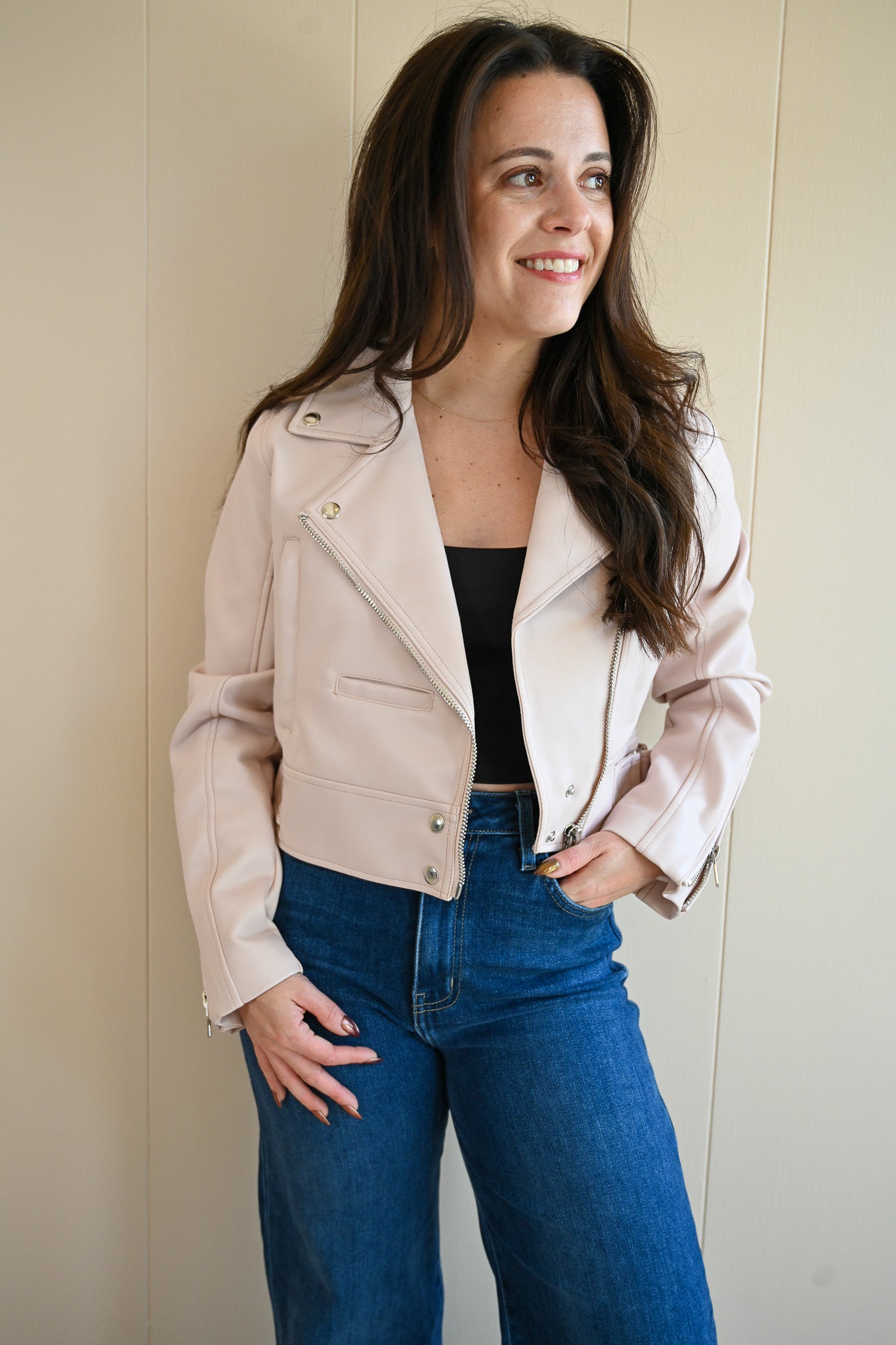 Melrose Vegan Leather Jacket