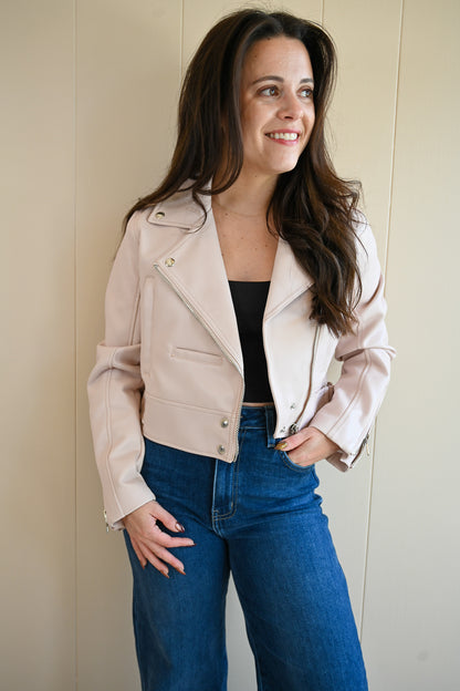 Melrose Vegan Leather Jacket