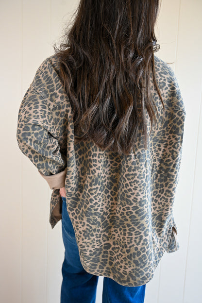 Beacon Knit Jacket - Lepoard