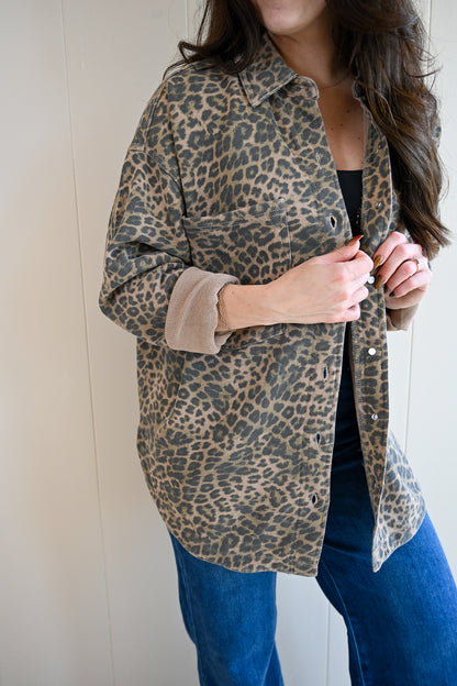 Beacon Knit Jacket - Lepoard