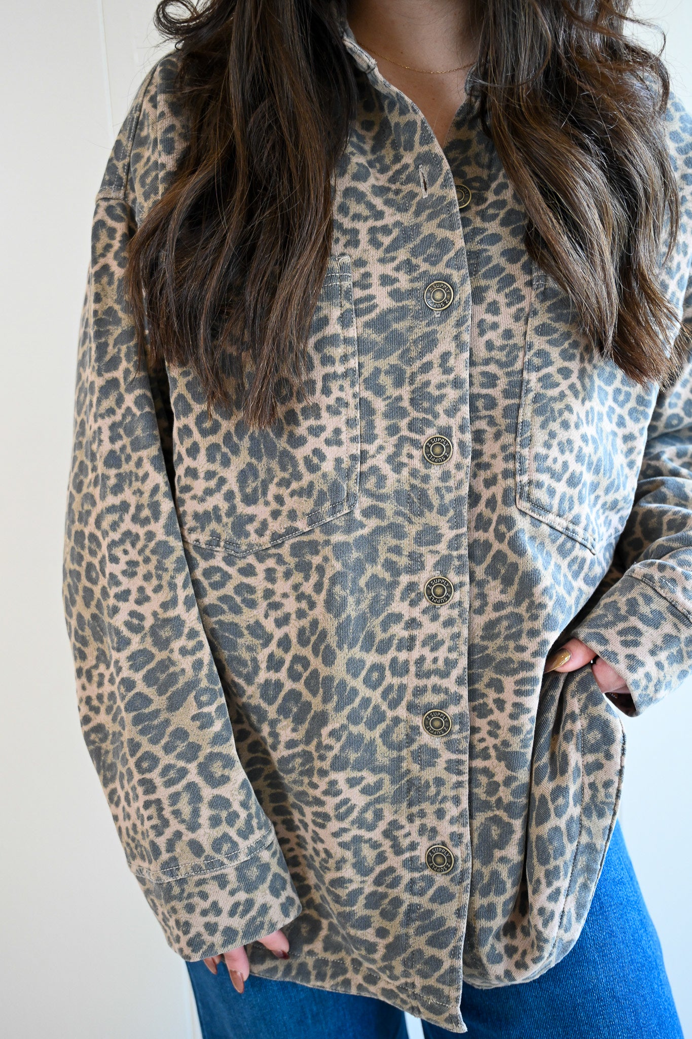 Beacon Knit Jacket - Lepoard