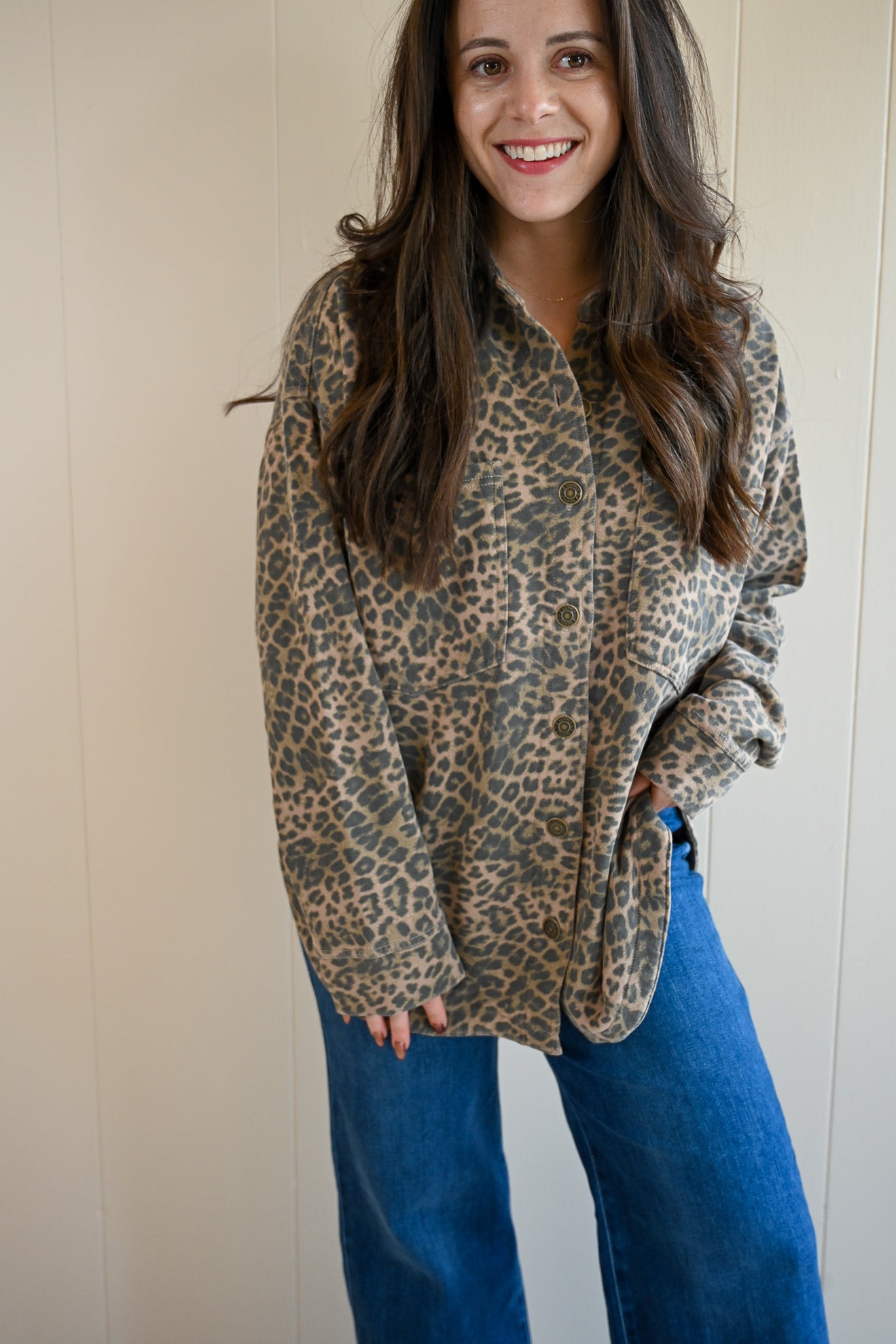 Beacon Knit Jacket - Lepoard