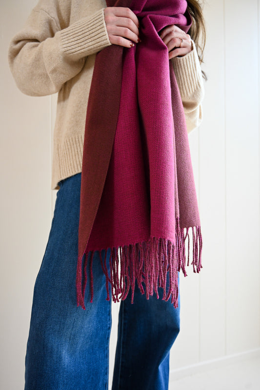 Central Avenue Scarf - Wine