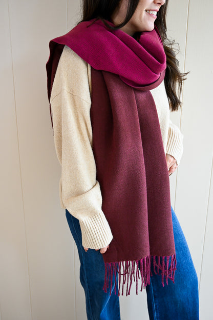 Central Avenue Scarf - Wine