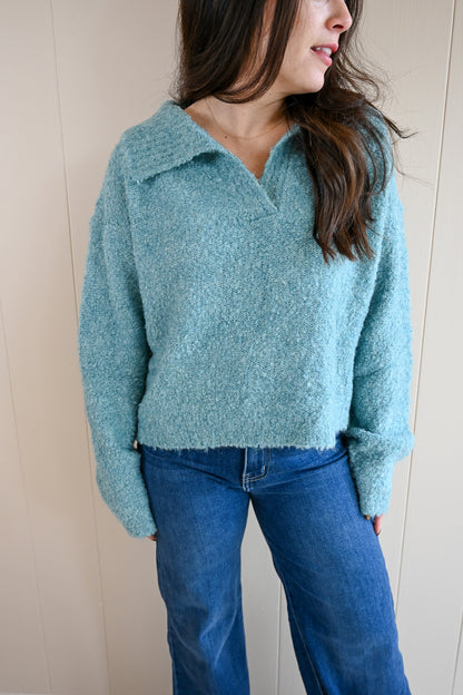 Adobe Drive Collar Sweater