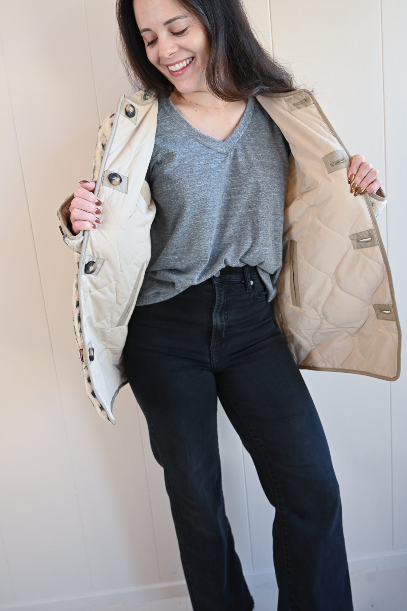 Pearl Street Reversible Sherling Jacket