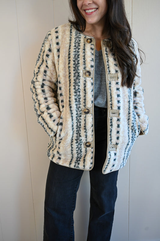 Pearl Street Reversible Sherling Jacket