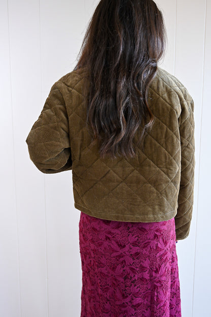 Locust Street Quilted Velvet Jacket