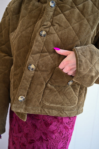 Locust Street Quilted Velvet Jacket