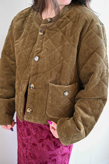 Locust Street Quilted Velvet Jacket