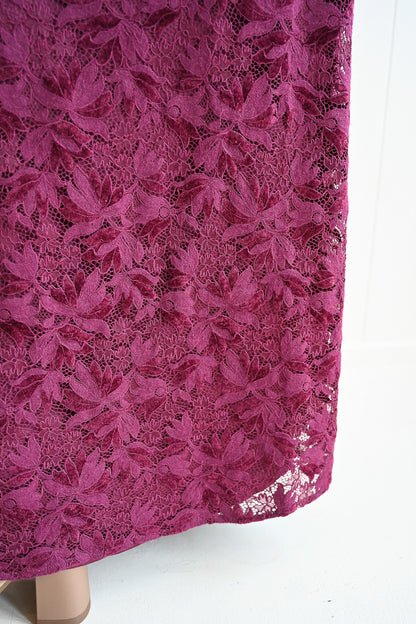 Mermaid Avenue Lace Maxi Skirt