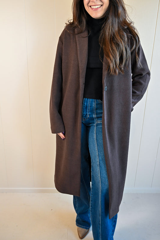 Piedmont Avenue Coat - Chocolate