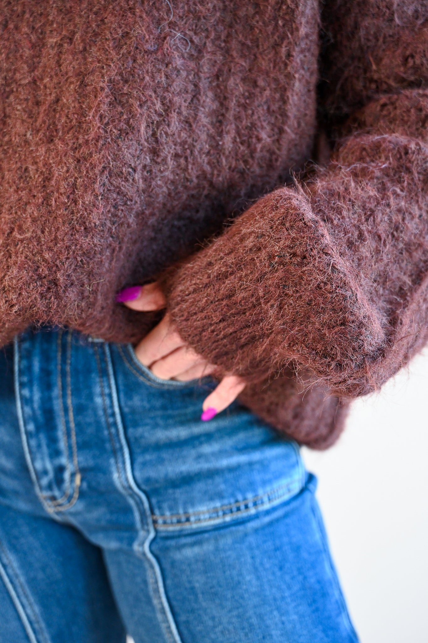 Ridge Road Fuzzy Sweater