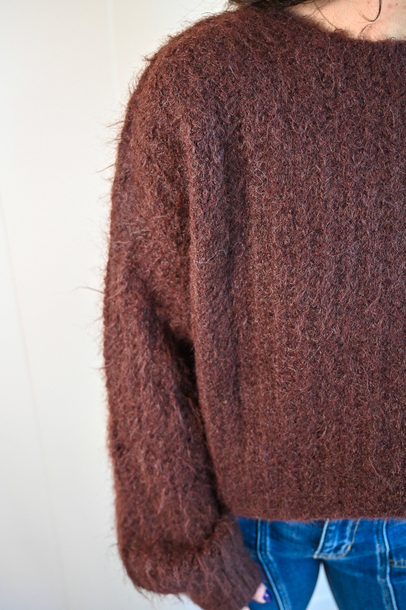 Ridge Road Fuzzy Sweater