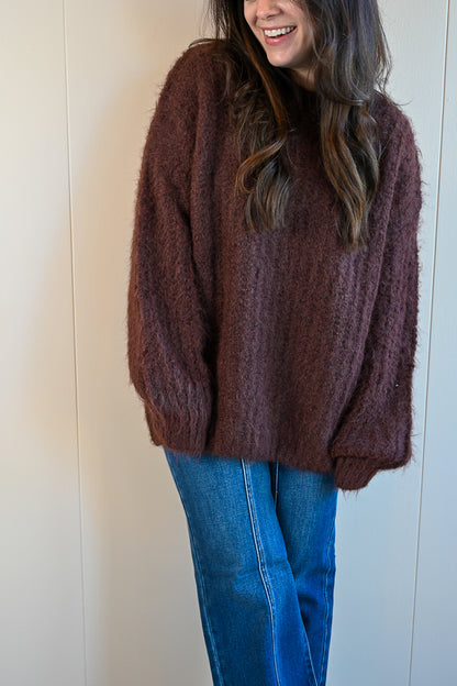 Ridge Road Fuzzy Sweater