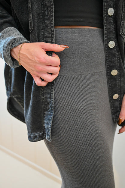 Railroad Way Sweater Skirt