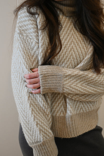 Beauford Place Funnel Neck Sweater