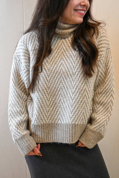 Beauford Place Funnel Neck Sweater
