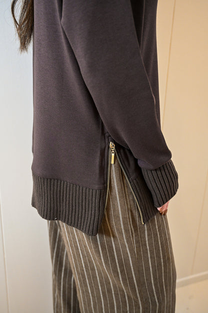 Ransford Avenue Mock Neck Top