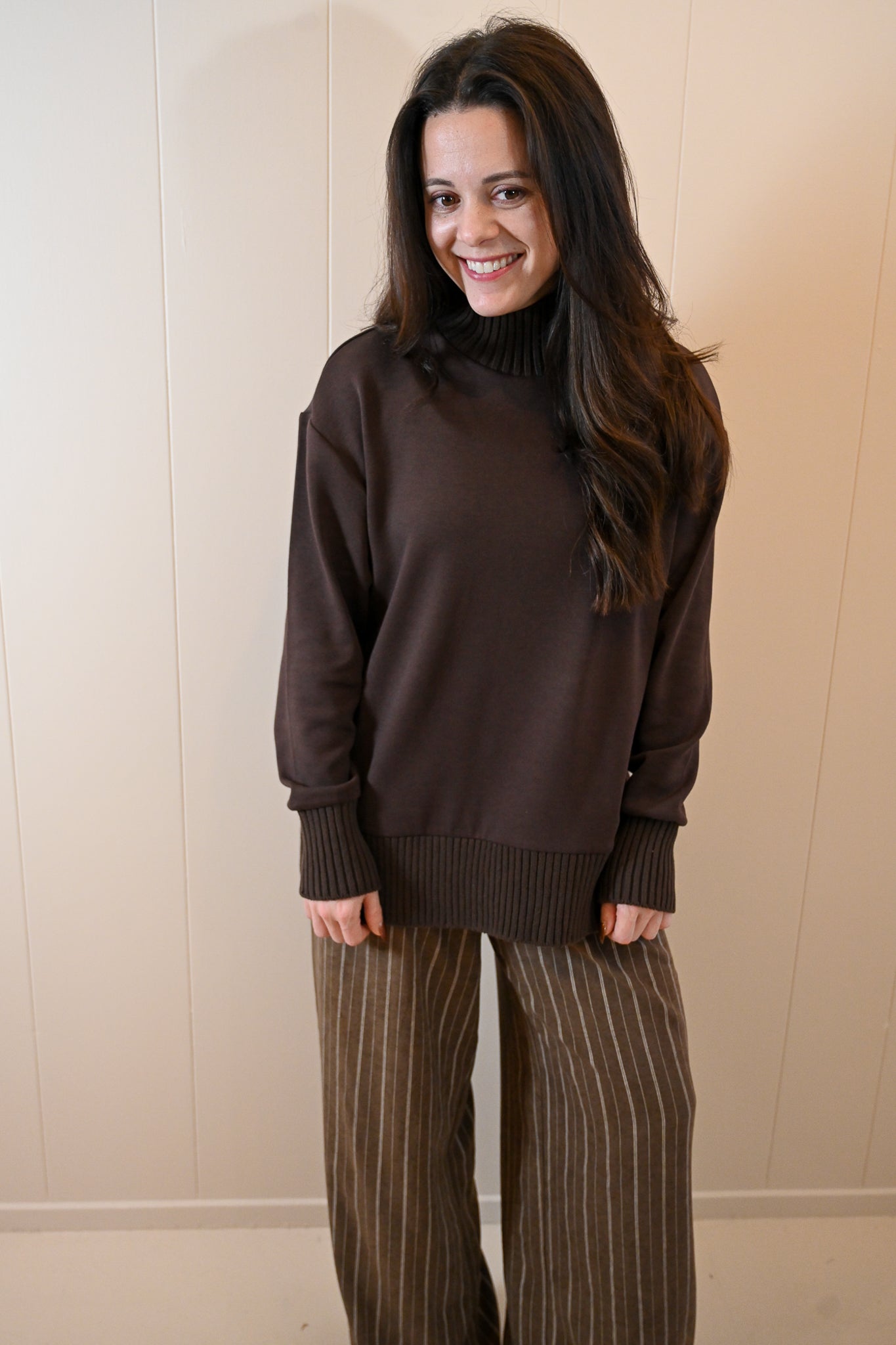 Ransford Avenue Mock Neck Top