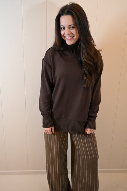 Ransford Avenue Mock Neck Top