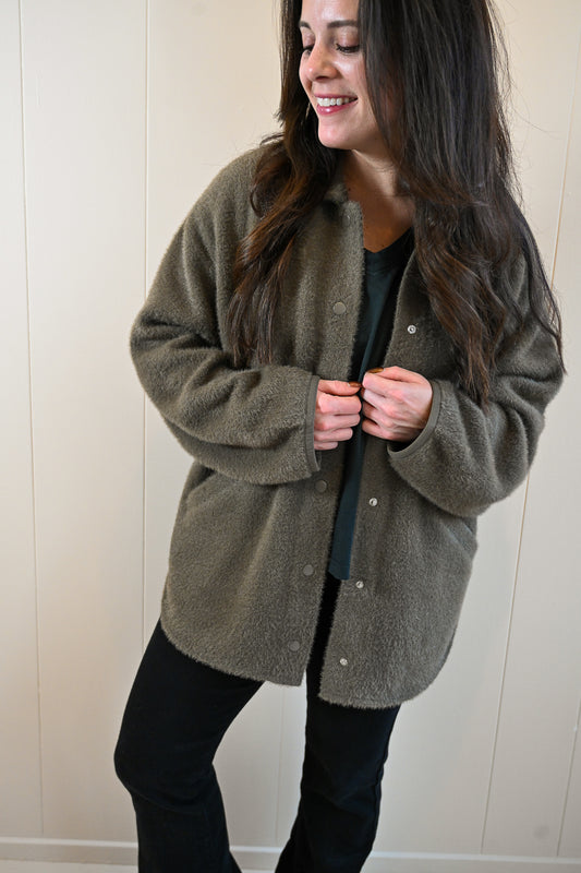 David Avenue Sweater Knit Jacket