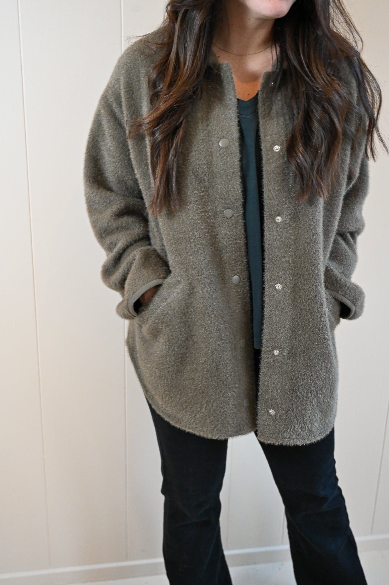 David Avenue Sweater Knit Jacket