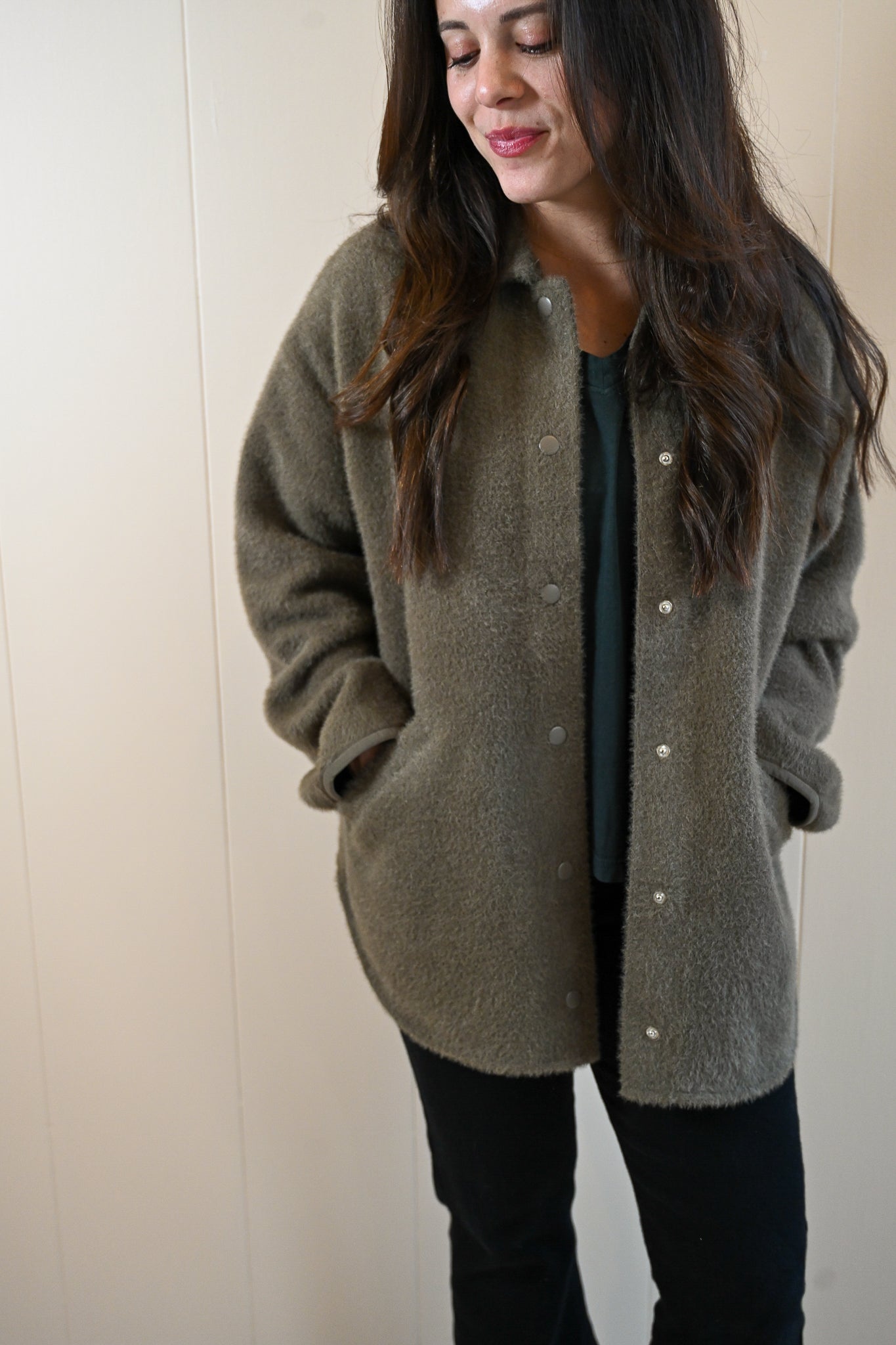 David Avenue Sweater Knit Jacket