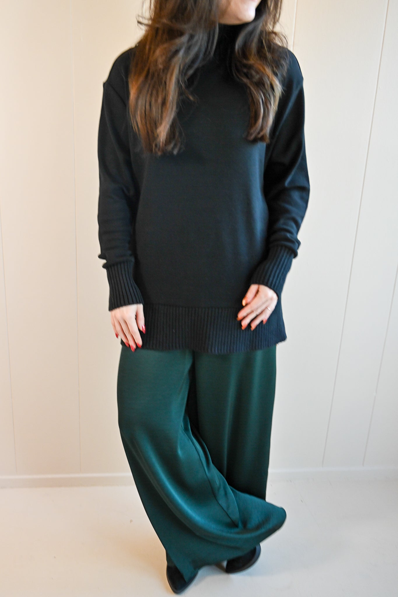 Ransford Avenue Mock Neck Top - Storm